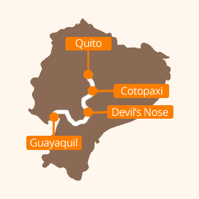 Ecuador Train Map