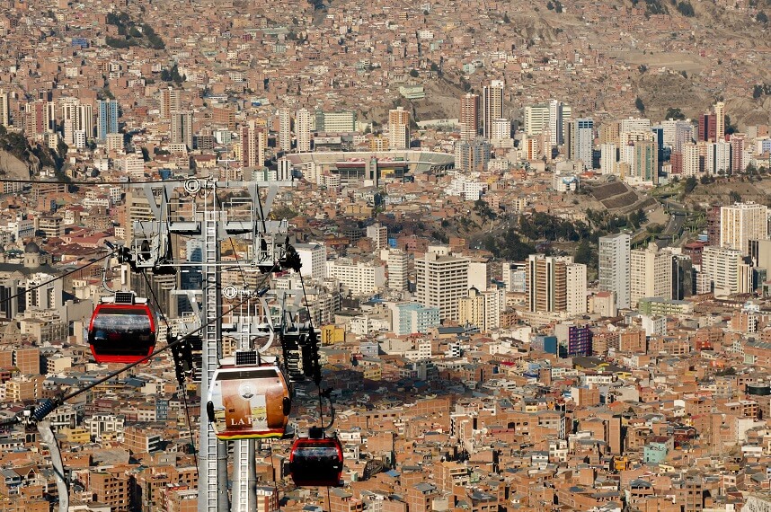RealWorld Holidays - cable cars in South America
