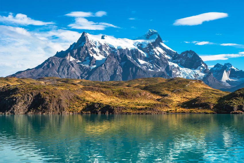 Peaks of Torres del Paine National Park Patagonia Chile