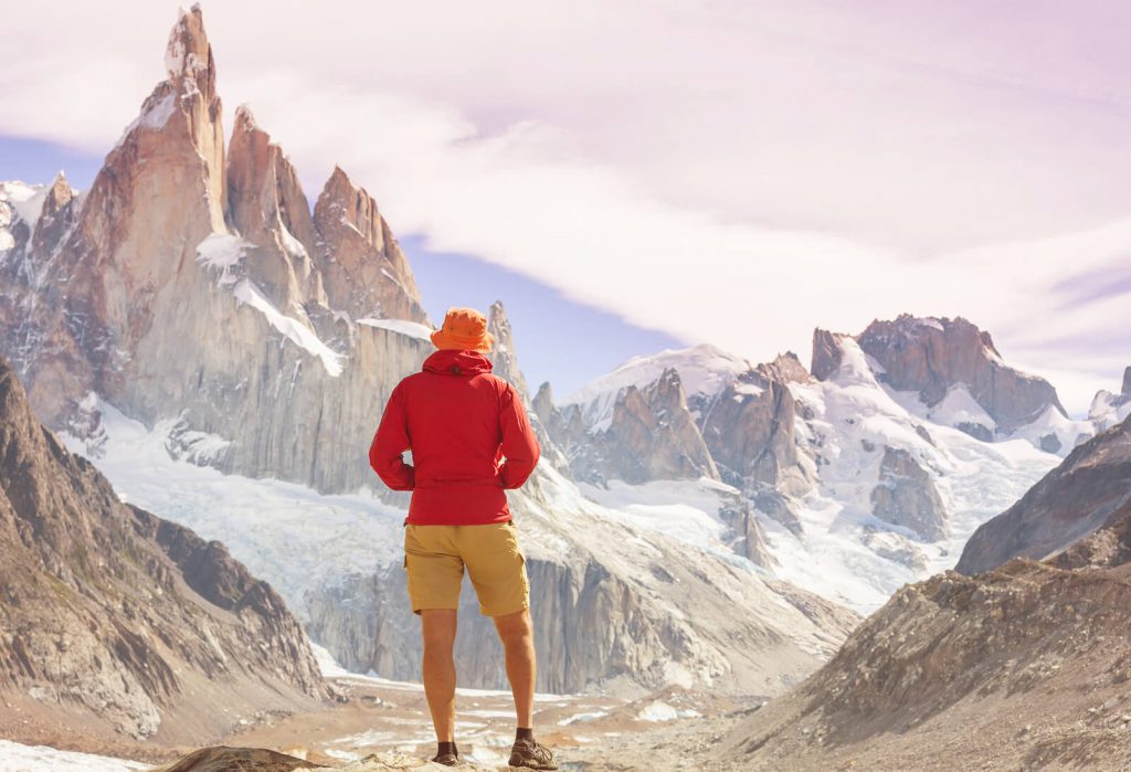 A traveler muses on the beautiful Patagonia Mountains.