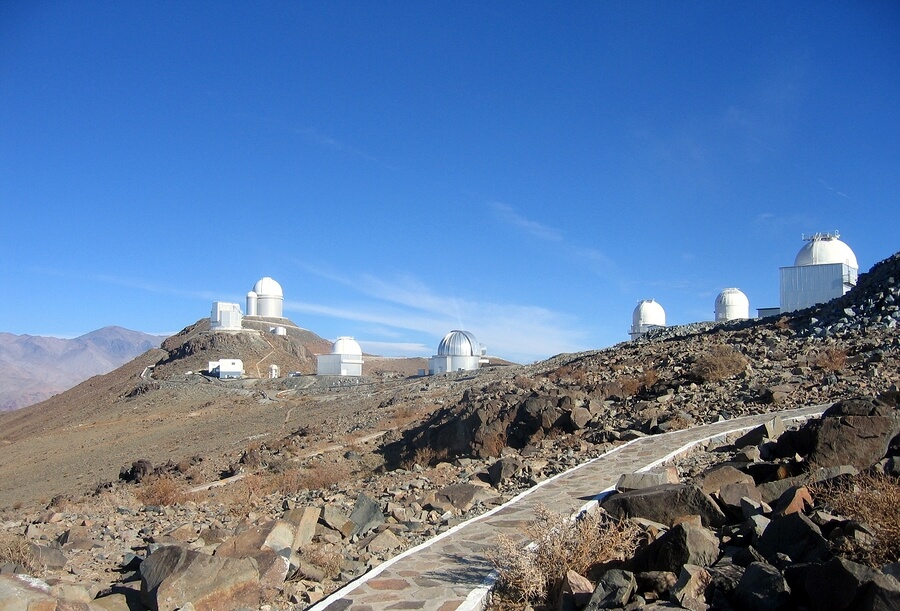 ESO telescopes at the La Silla Observatory.